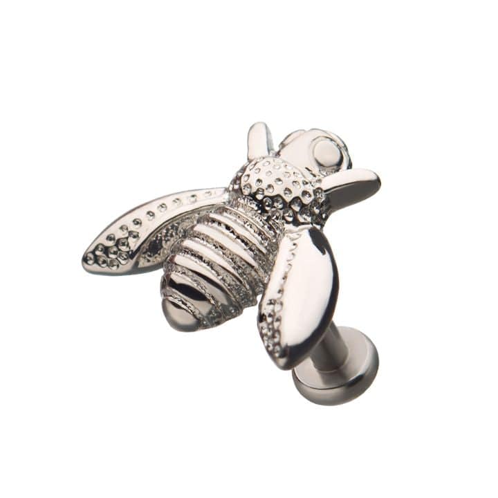 Bumble Bee Flatback Labret - Image 3