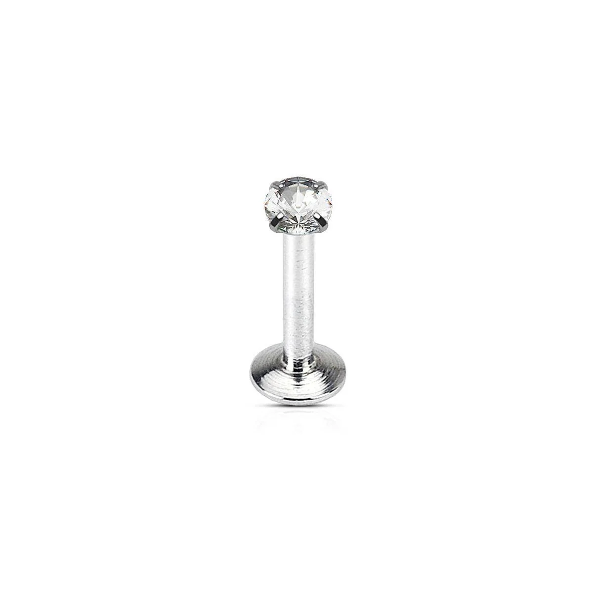 Prong-Set Gem Top Labret - Image 3