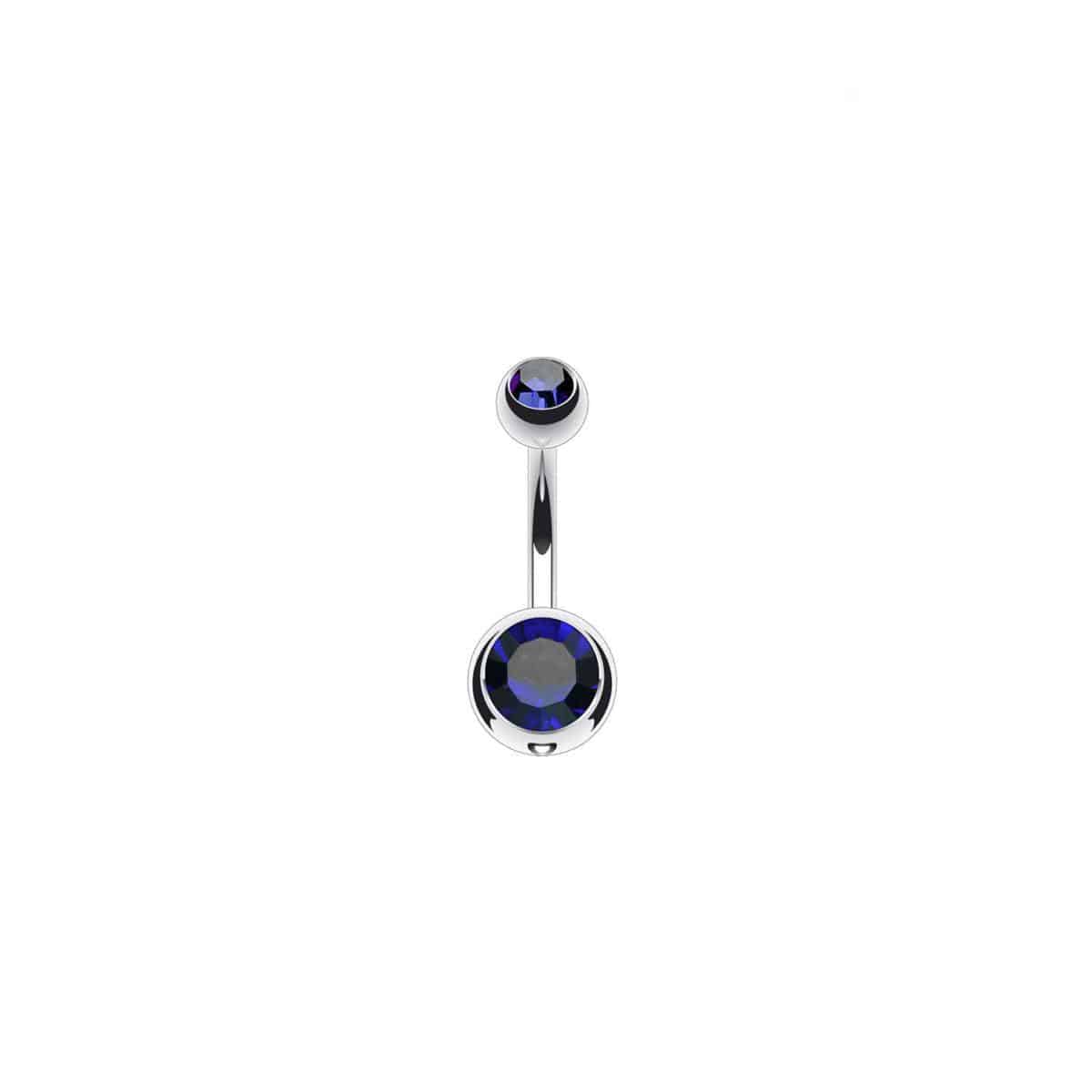 Titanium CZ Belly Bar - Image 4
