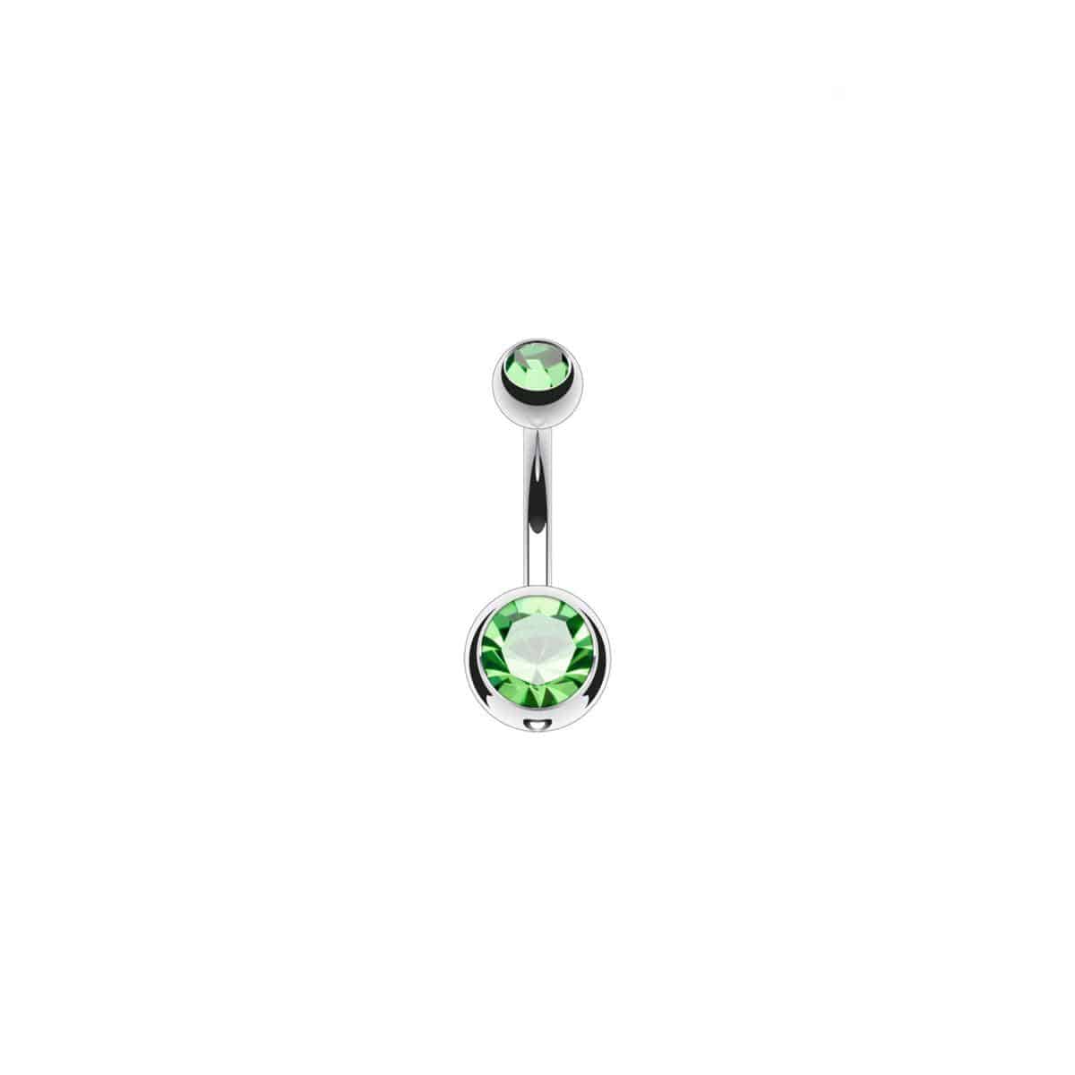 Titanium CZ Belly Bar - Image 5