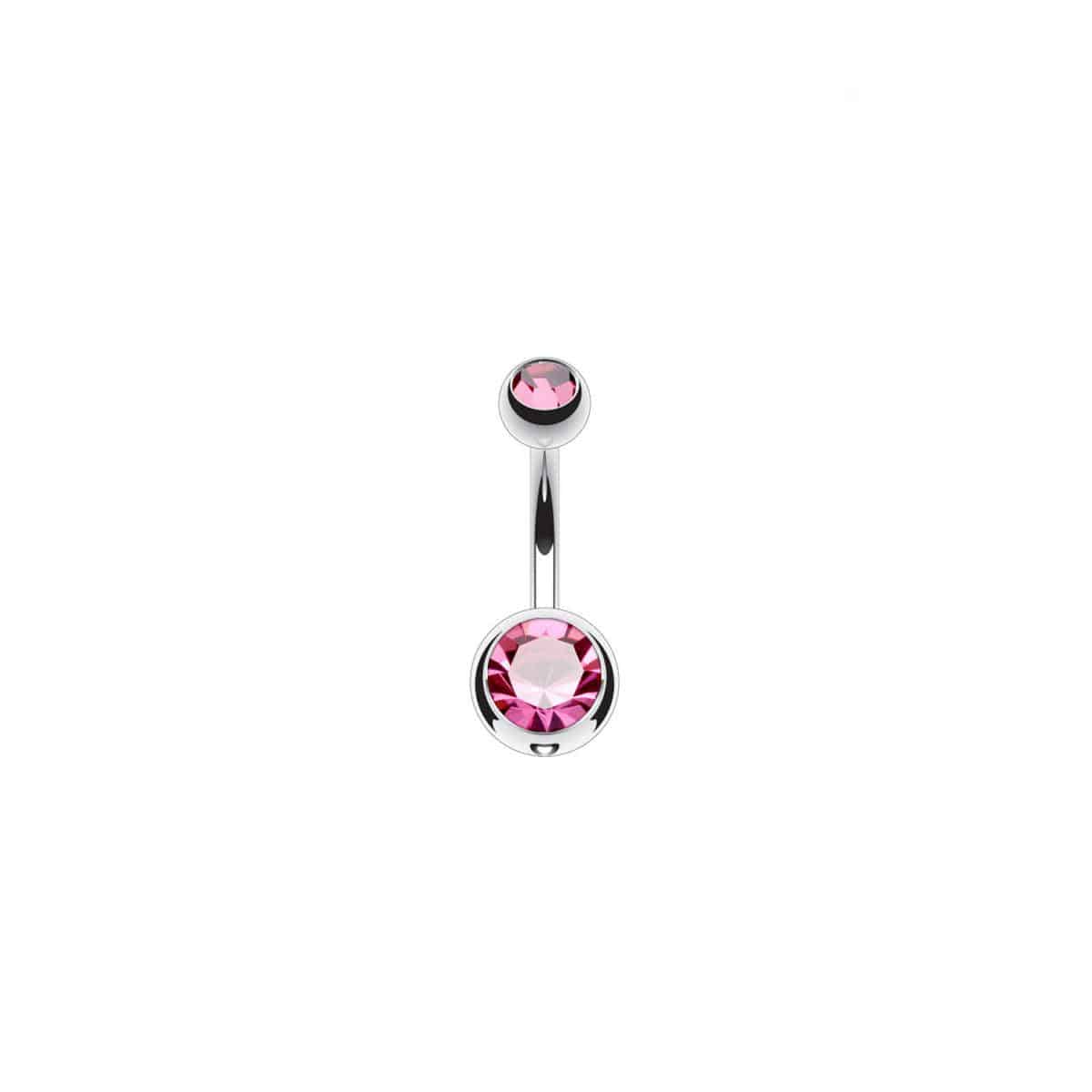 Titanium CZ Belly Bar - Image 6