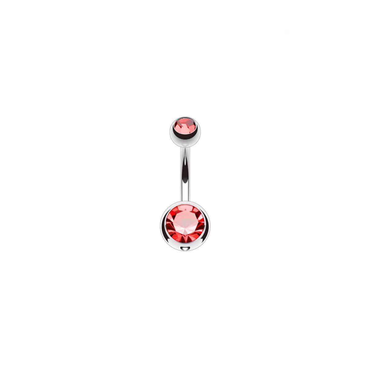 Titanium CZ Belly Bar - Image 8
